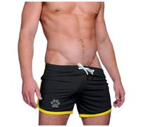 Allegorly Traje de baño para hombre, casual, de secado rápido, pantalones cortos de playa con forro de malla, pantalones de playa con bolsillos, 2-Amarillo, XXL
