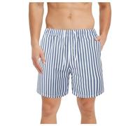 Allegorly Traje de baño para hombre, pantalones cortos de natación casuales, de secado rápido, con bolsillos, para surf, playa, 2 azul claro, S