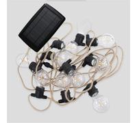 Allegra-guirnalda luminosa solar y recargable de exterior con 10 luces