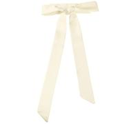 Allegra K Bufanda flaca de mujer Color sólido Bufandas largas puras Pañuelo para el cuello Beige 196 * 5cm/77.17 * 1.97 inches(L*W)