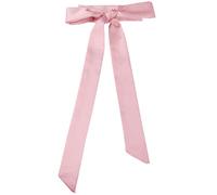 Allegra K Bufanda flaca de mujer Color sólido Bufandas largas puras Pañuelo para el cuello Rosa oscuro 196 * 5cm/77.17 * 1.97 inches(L*W)