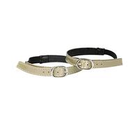 Allegra K Correa elástica para mujer con hebilla desmontable, correas de tobillo, para tacones dorado 33.5cm/13.19"
