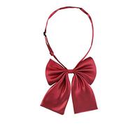 Allegra K Pajarita Ajustable Color Sólido Corbata De Moño Bowknot Pre-Atado Para Mujeres Rojo Oscuro Talla única