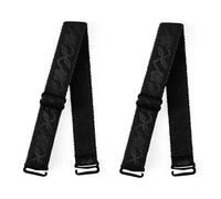 Allegra K sourcing map Sujetador con estampado de leopardos ajustables para mujer Correas de sujetador elástico de moda 10 pares Patrón De Vid Negra Una talla