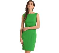 Allegra K Vestido Tubo sin Mangas para Mujer Cuello Barco Casual Vestidos de Oficina Verde Hierba M