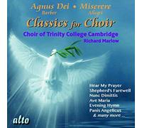 Allegri, Barber, Mozart, Schubert : uvres chorales sacrées. Marlow.