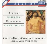 Allegri: Miserere / Palestrina: Stabat Mater