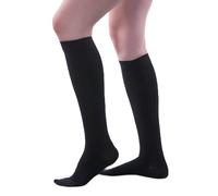 Allegro 20-30 mmHg quirúrgico 200/201 de longitud regular hasta la rodilla (negro) XL