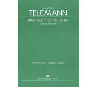 Allein Gott in der Hoh sei Ehr TVWV 1:58 - Solo B [Bar], SATB, 2 Vl, Va, BC, [Tr] - SCORE