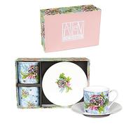 Allen Designs - Conjunto de 2 tazas de floración en una caja de regalo reutilisatable
