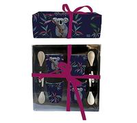 Allen Designs - Establecer 4 tazas con cuilenes koala