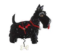Allen Designs Il Cagnolino Scotty Reloj, Resina, Multicolor, 35x30.5x30.5 cm