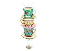 Allen Designs Spot of Tea Clock (Tazas de té apiladas)