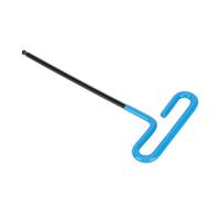 Allen en forma de T de 4 mm con agarre azul suave al tacto, perfecto para montaje de equipos y reparación, herramienta de montaje electrónico