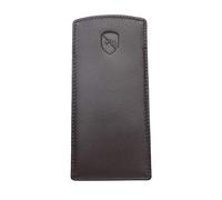 ALLEN & MATE Real Ley Gafas Case Slim Soft Spectacles Manga De Bolsas Con Tela De Limpieza De Vidrio (Premio Marrón)