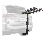 Allen Sports Premier - Portabicicletas montado en Enganche para 5 Bicicletas, Modelo S555, Color Negro