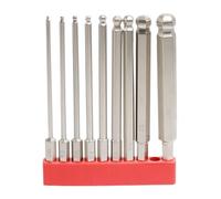 Allen Wrench Drill Bit Set - Hex Screwdriver Kit, Ball End Magnetic Bits with Strong Grip, Power Tool Accessory for Fast Installation, Driver Bit Set Compact Storage Design, Construction Tool Pack