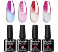 Allenbelle Esmalte Semipermanente De Uñas Temperatura Cambio De Color Camaleón Soak Off UV LED Uñas De Gel 002