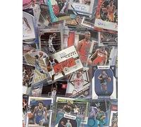Alleo 100 tarjetas oficiales de baloncesto de la NBA, novatos, estrellas, salón de la fama y 1 tarjeta de autógrafo o camiseta auténtica