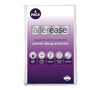 Aller-Ease Protector de Almohada definitivo, 88% poliéster, 12% Nailon, Blanco, tamaño King