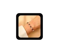 Allereya Vintage Verde Tenis Pulsera De Cadena De Cristal Esmeralda Pulseras De Cuentas Cz Pulsera De Oro Esmeralda Tenis Pulsera De Cristal De La Mano Pulsera De Cadena De Joyería Para Las Mujeres