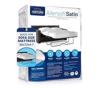 Allersoft Funda de colchón para sofá Cama Queen con Cremallera de Bloqueo Seguro. CREA un Sello Natural en Todos los Lados de tu colchón de sofá extraíble de líquidos, Polvo, caspa de Mascotas, Polen