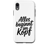 Alles beginnt im Kopf Carcasa para iPhone XR