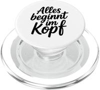 Alles beginnt im Kopf PopSockets PopGrip para MagSafe