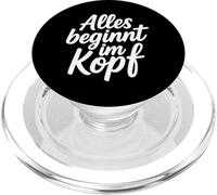 Alles beginnt im Kopf PopSockets PopGrip para MagSafe