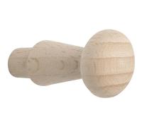 ALLES IM GRIFF Horus - Perchero de madera para taladrar (10 x 12 mm, madera de haya)