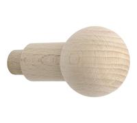 ALLES IM GRIFF Horus - Perchero de madera para taladrar (12 x 14 mm, madera de haya)
