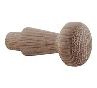 ALLES IM GRIFF Horus - Perchero de pared para colgar (madera, 10 x 12 mm, roble crudo)