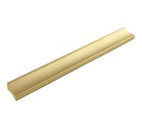 ALLES IM GRIFF Tirador para muebles Alto LA 128 mm, ancho 150 mm, ideal para cajones, aluminio dorado mate