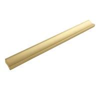 ALLES IM GRIFF Tirador para muebles Alto LA 160 mm - Pomo plano para cajones Ancho 200 mm - Ideal para cajones, aluminio dorado mate