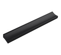 ALLES IM GRIFF Tirador para muebles Alto LA 96 mm, ancho 120 mm, ideal para cajones, aluminio negro mate