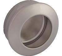 ALLES IM GRIFF Zaran - Tirador para puerta corredera (56 mm de diámetro, zinc fundido a presión, niquelado mate)