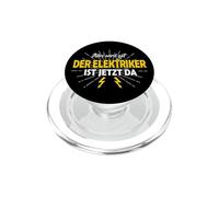 Alles Wird Gut Elektriker Quote Graphic Der ist German Bolts PopSockets PopGrip para MagSafe