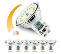 Allesgute Gu10 Bombillas Led Blanco CáLido Regulable Bombilla 5w Sustituye 45 W Bombilla HalóGena 700lm Bombillas Led 230v áNgulo De Haz 120°, Pack 6pcs