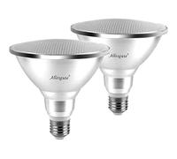 Allesgute - Lote de 2 bombillas LED E27 PAR38 (15 W, no impermeables, luz cálida 3000 K, equivalente a una bombilla halógena de 150 W, potencia luminosa, 1400 lm, no regulable)