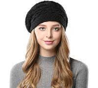 Alleza Boinas Francesa Sombreros de Mujer Lana Vintage Fiesta Invierno Gorro Caliente Beret Francés Beanie Cozy Forro Polar