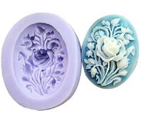 Allforhome - Moldes de silicona para modelar pasta de azúcar y decorar las tartas uno mismo, 3,9 cm, diseño de flor pequeña