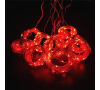 ALLFORYOU 3M 8 Modo LED Cortina Guirnaldas USB Fairy String Lights con Control Remoto 2021 Decoración de Navidad para Luces de la Sala de hogar Decoración de año Nuevo