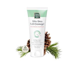 Allgäuer Latschenkiefer Gel crema para pies 10% urea, cuidado intensivo de 48 horas para pies secos, fórmula sin perfume, también adecuado para el cuidado de la piel en diabéticos, 100 ml