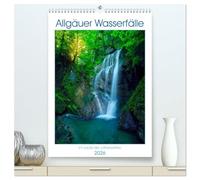 Allgäuer Wasserfälle (hochwertiger Premium Wandkalender 2026 DIN A2 hoch), Kunstdruck in Hochglanz: Der Kalender nimmt den Betrachter mit auf eine Reise zu Wasserfällen im Allgäu.