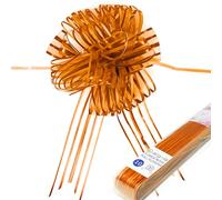 Allgala 10 lazos de organza extragrandes de 7 pulgadas de ancho, 2 pulgadas de ancho, para envolver regalos, cestas de decoración de boda, oro rosa, GP90514