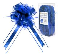 Allgala 10 unidades, 8 pulgadas, jumbo, 2,5 pulgadas (6,4 cm) de ancho, cinta de organza, lazo de flores para envolver regalos, cestas, decoraciσ