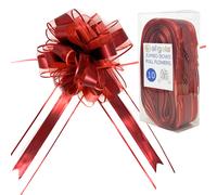 Allgala 10 unidades, 8 pulgadas, jumbo, 2,5 pulgadas (6,4 cm) de ancho, cinta de organza, lazo de flores para envolver regalos, cestas, decoraciσ