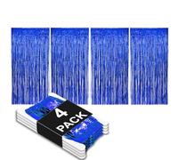 Allgala 4PK - Cortinas metálicas con Flecos para decoración de Puertas