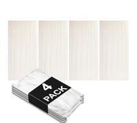 Allgala 4PK - Cortinas metálicas con Flecos para decoración de Puertas