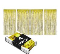 Allgala 4PK - Cortinas metálicas con Flecos para decoración de Puertas